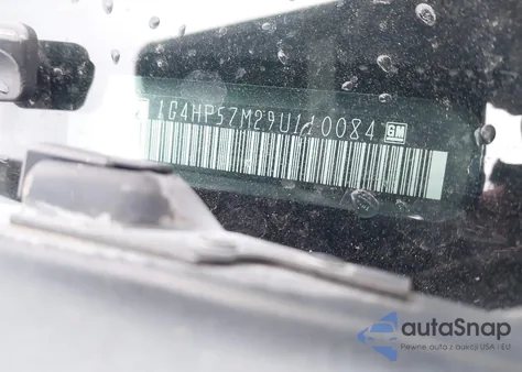 2009 Buick Lucerne Cx-2 z USA, uszkodzony, nr VIN 1G4HP57M29U110084